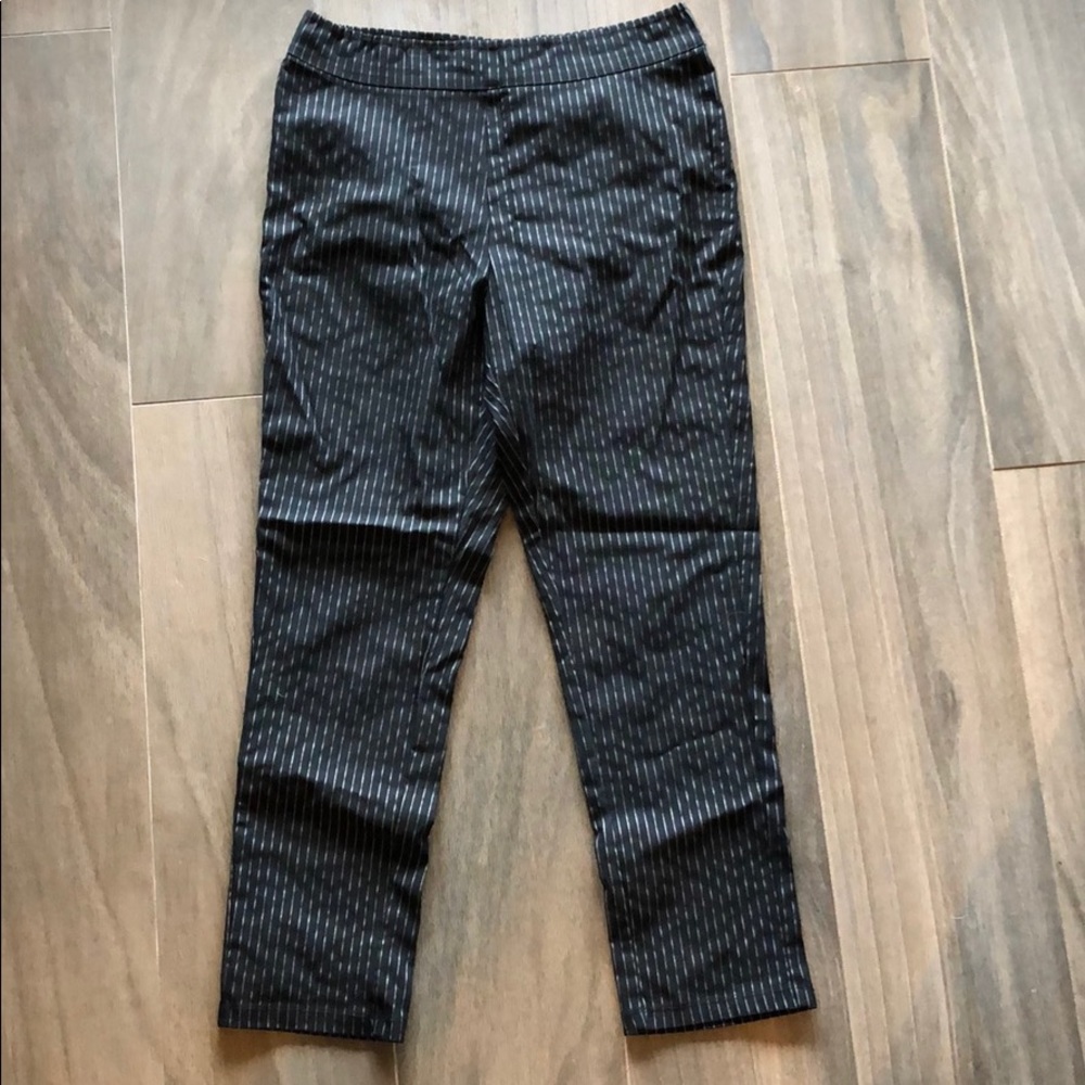 Women’s Pants Size 12 Black and White striped